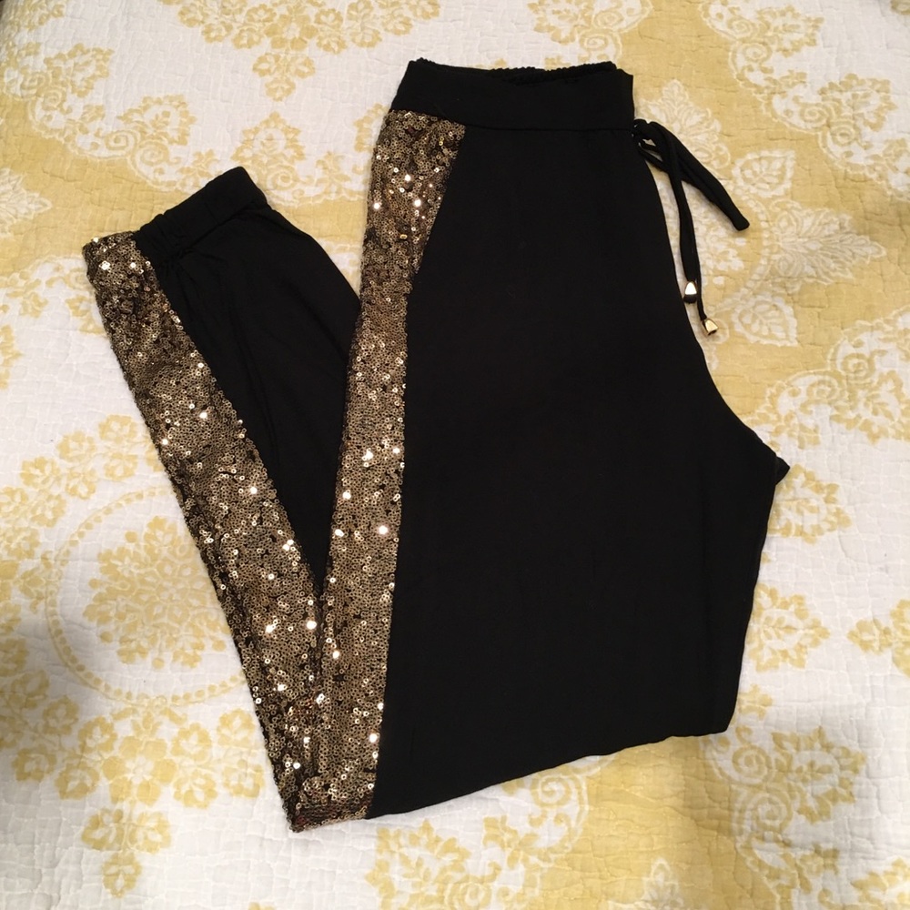 Sequined Joggers